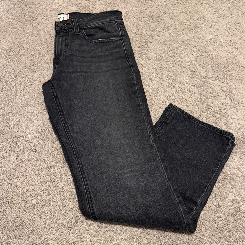BDG Men's Dark Gray Straight Jeans